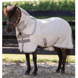 Capa anti-moscas Horseware Amigo Bug Rug Petite 0g Prata / cinza titânio / prata
