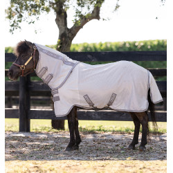 Capa anti-moscas Horseware Amigo Bug Rug Petite 0g Prata / cinza titânio / prata