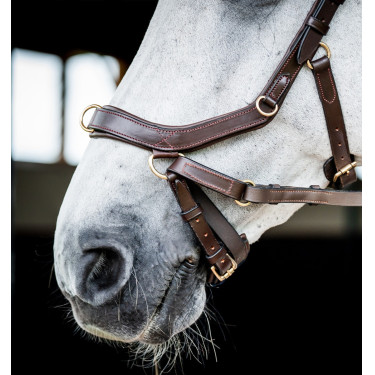 Bridão Horseware Micklem 2 Multi Havana escuro Castanho