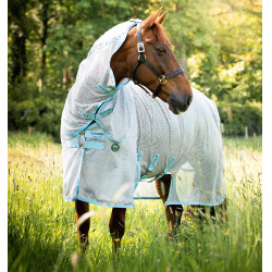 Manta antimoscas ecológica para cavalo - proteção UV
