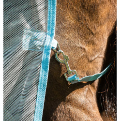 Manta antimoscas ecológica para cavalo - proteção UV
