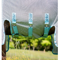 Manta antimoscas ecológica para cavalo - proteção UV