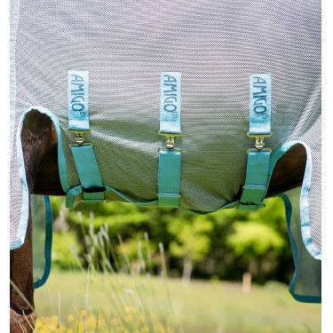 Manta antimoscas ecológica para cavalo - proteção UV