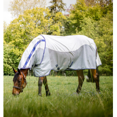 Manta antimoscas equestre respirável com proteção UV Manta antimoscas equestre respirável com proteção UV