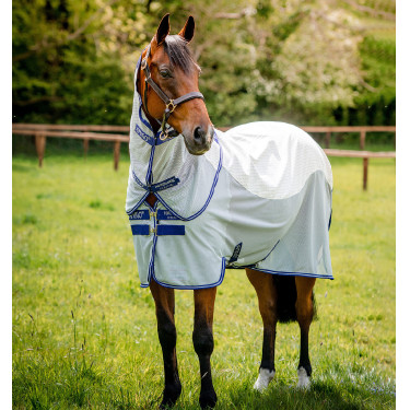 Manta antimoscas equestre respirável com proteção UV Manta antimoscas equestre respirável com proteção UV