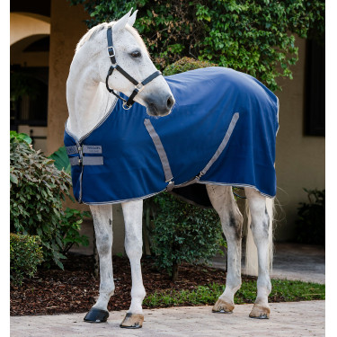 Cobertura de box Horseware Rambo forro de microfibra Marinho / tempestade / cinza prateado Azul-marinho Cobertura de box Horseware Rambo forro de microfibra Marinho / tempestade / cinza prateado Azul-marinho