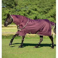 Capa Horseware Amigo Hero Ripstop Plus com cobertura de pescoço 0g Figo / marinho Violeta