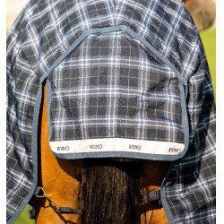 Cobertura Horseware Rhino Plus Vari-Layer 450g Marinho xadrez / índigo Azul-marinho