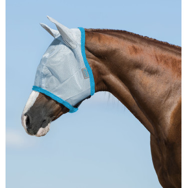 Máscara anti-moscas Horseware Amigo Azul claro / azul elétrico Máscara anti-moscas Horseware Amigo Azul claro / azul elétrico