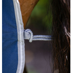 Camisa de box Horseware Amigo Delphinium 0g Marinho / cinza titânio / prata Azul-marinho