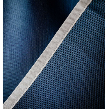 Camisa secante Horseware Rambo Airmax Cooler Disc Marinho / tempestade / cinza prateado Azul-marinho