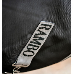 Cobertura Horseware Rambo Supreme Turnout Vari-layer 1680D 450g Preto / tempestade / cinza prateado
