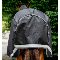 Cobertura Horseware Rambo Supreme Turnout Vari-layer 1680D 450g Preto / tempestade / cinza prateado