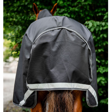 Cobertura Horseware Rambo Supreme 1680D Turnout 0g Preto / tempestade / cinza prateado