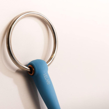 Bridão de argolas Velari Flex Medium para equitação