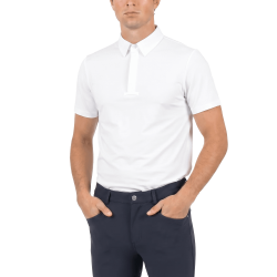 Camisa de concurso de equitação homem manga curta