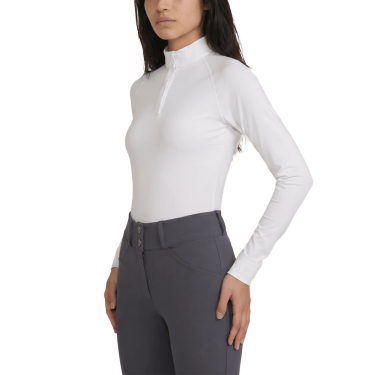 Camisa de Competição Kentucky Classic Feminina de mangas compridas Branco Camisa de Competição Kentucky Classic Feminina de mangas compridas Branco