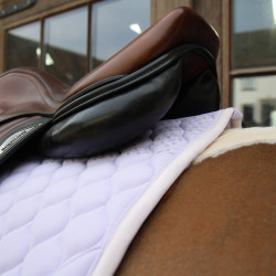 Sela de equitação Kentucky Softshell Onion Quilt Jumping Púrpura Rosa