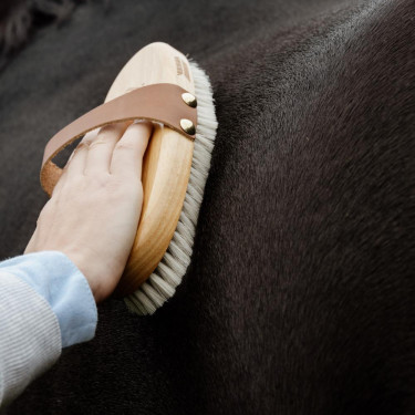 Escova macia Grooming Deluxe Castanho Escova macia Grooming Deluxe Castanho
