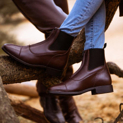 Botas com zíper Dy'on Castanho Botas com zíper Dy'on Castanho