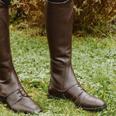 Botas com atacadores Dy'on Castanho