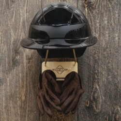 Suporte de Capacete com Gancho de Aço Grooming Deluxe by Kentucky Ouro Suporte de Capacete com Gancho de Aço Grooming Deluxe by Kentucky Ouro