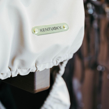 Capa de Selim com placa de ouro Kentucky Bege