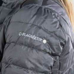 Casaco leve feminino Apola Flags & Cup Antracite Cinzento