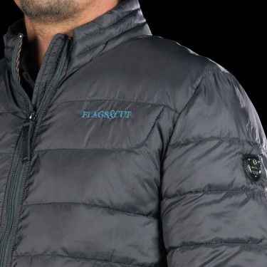 Casaco leve masculino Harho Flags & Cup Antracite Cinzento