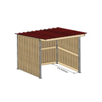 Abrigo de pasto de uma água...