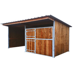 Extensão abrigo de pasto inclinação simples La Gée Extensão abrigo de pasto inclinação simples La Gée
