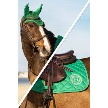 Tapete Sunny e gorro Funny Harcour pack Verde / dourado claro