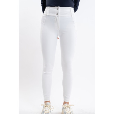 Calça de equitação Luce Harcour Branco Calça de equitação Luce Harcour Branco
