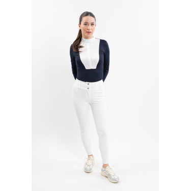 Calça de equitação Luce Harcour Branco Calça de equitação Luce Harcour Branco