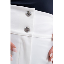 Calça de equitação Luce Harcour Branco Calça de equitação Luce Harcour Branco