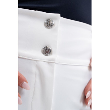 Calça de equitação Luce Harcour Branco Calça de equitação Luce Harcour Branco