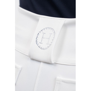 Calça de equitação Luce Harcour Branco Calça de equitação Luce Harcour Branco