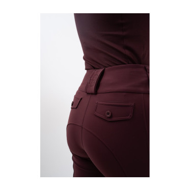 Calça de equitação Luce Harcour Beringela Bordô Calça de equitação Luce Harcour Beringela Bordô