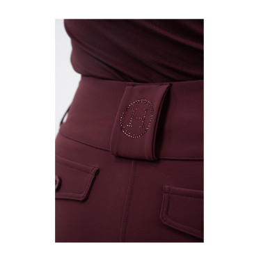 Calça de equitação Luce Harcour Beringela Bordô Calça de equitação Luce Harcour Beringela Bordô