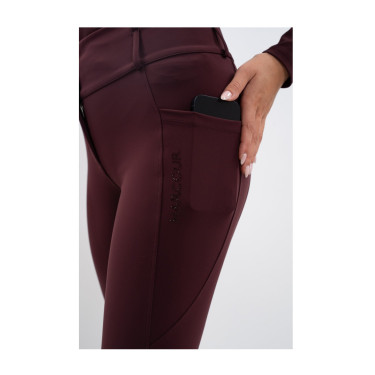 Calça de equitação Luce Harcour Beringela Bordô Calça de equitação Luce Harcour Beringela Bordô