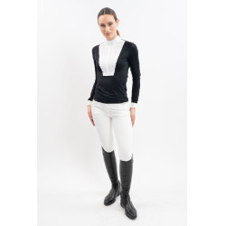 Polo de competição Harcour Stella feminino Preto Polo de competição Harcour Stella feminino Preto