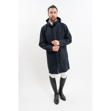 Casaco impermeável Harcour Prisko masculino Marinho Azul-marinho