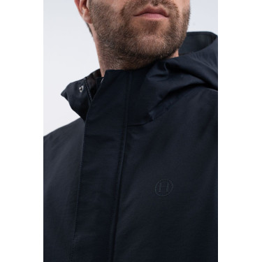 Casaco impermeável Harcour Prisko masculino Marinho Azul-marinho