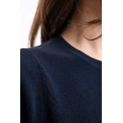 Camiseta Harcour Tzimi feminina Marinho Azul-marinho Camiseta Harcour Tzimi feminina Marinho Azul-marinho