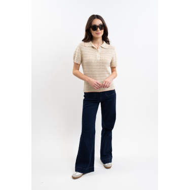 Polo feminina de equitação Harcour Pony Polo feminina de equitação Harcour Pony