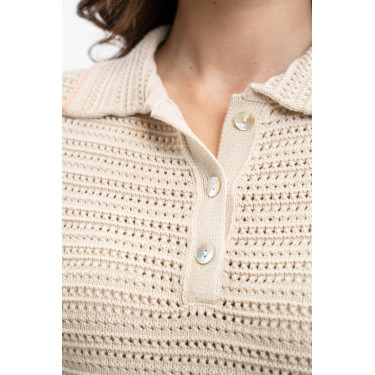Polo feminina de equitação Harcour Pony Polo feminina de equitação Harcour Pony