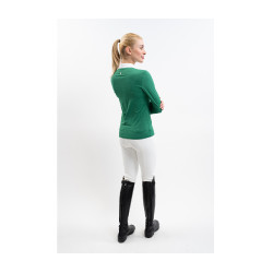 Polo de competição Harcour Prague feminino Verde esmeralda
