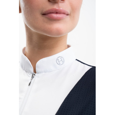Polo de competição Harcour Paris feminino Marinho Azul-marinho
