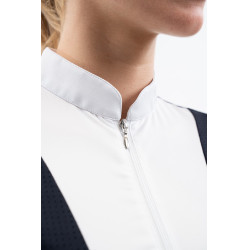 Polo de competição Harcour Paris feminino Marinho Azul-marinho