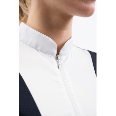 Polo de competição Harcour Paris feminino Marinho Azul-marinho